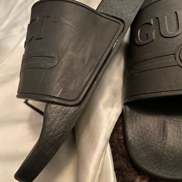 Men’s Gucci Logo Slides - Picture 6 of 14